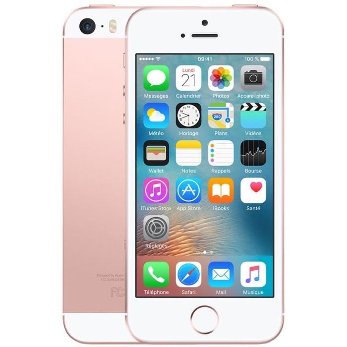 APPLE Iphone SE 64Go Or rose - Reconditionné - Etat correct