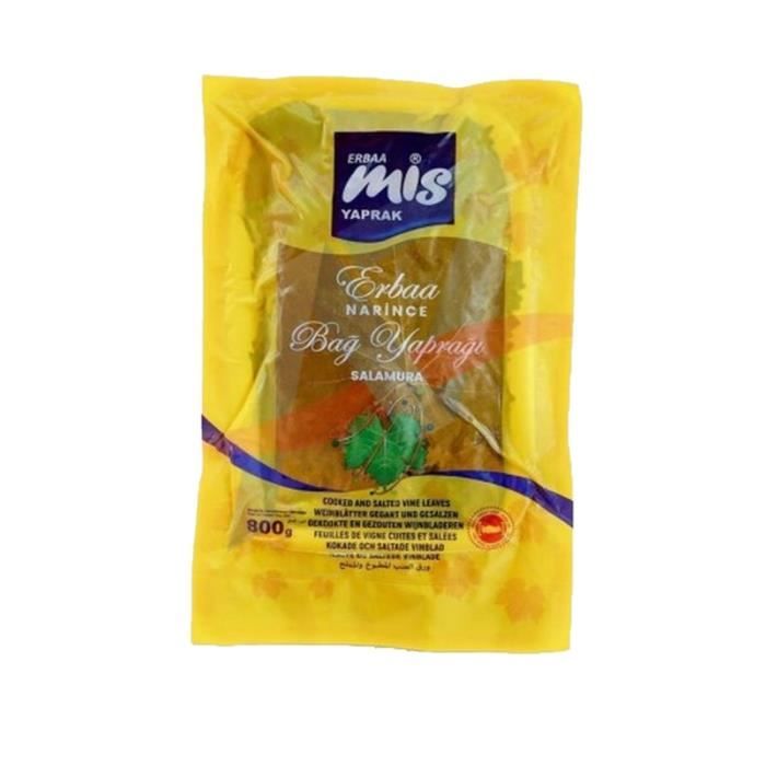 Erbaa Mis Yaprak - Feuilles de vigne - Sachet 800g