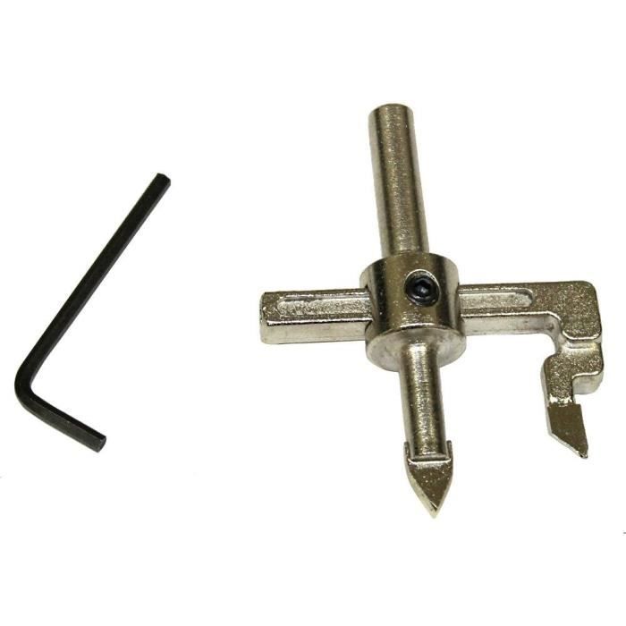 Compas mèche extensible pour percer carrelage 10cm
