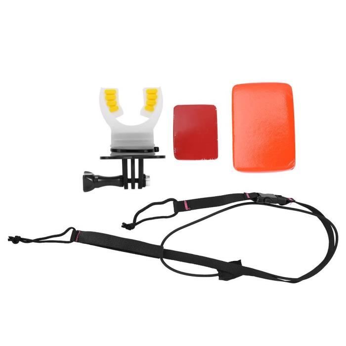 Mouth Bite Mount Surfing Diving Skating for Gopro for SJCAM for XiaoYi Action Camera (Noir)