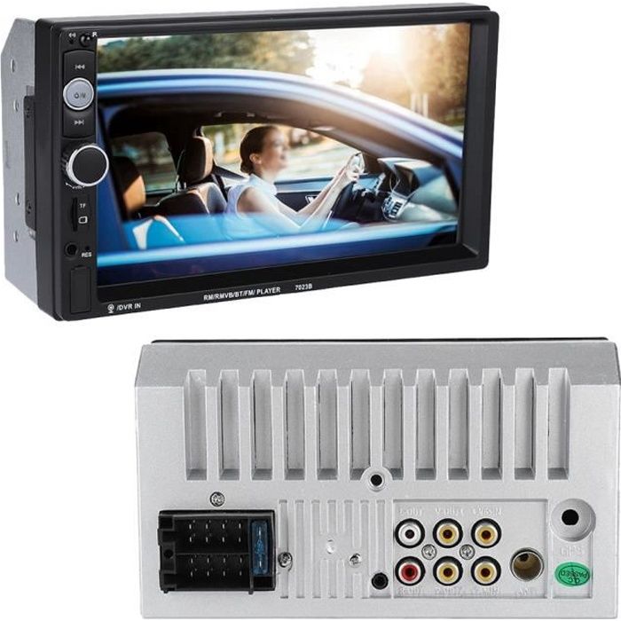 Duokon 7 pouces Autoradio 2 din Lecteur MP5 de Voiture Écran Tactile MP5 Player Multimedia Support de Radio FM Stéréo BT / Image