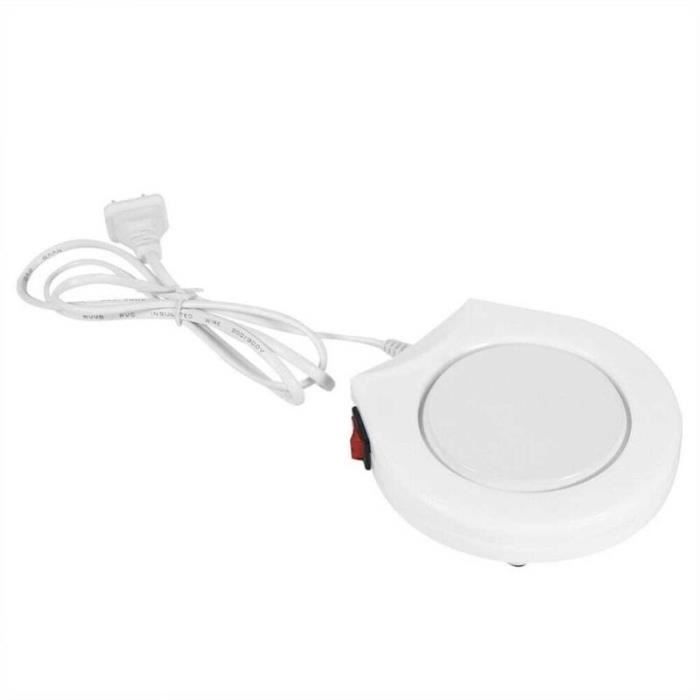 Tasses à café et mugs,Tasse chauffante pour café électrique Plaque chauffante pour tasses de thé, pour le bureau et la - Type white