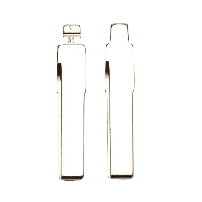 Taille -No.31 lame clé de voiture, 15 pièces, lame vierge,pour Audi VW Polo Passat B5 Tiguan Golf Santana Bora Seat Skoda HU66