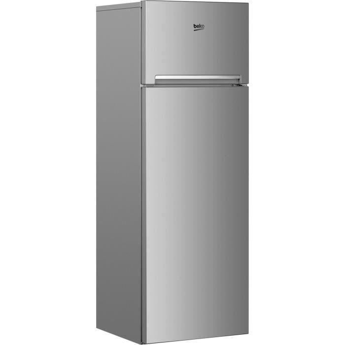 BEKO RDSA280K30SN Réfrigérateur congélateur haut - 250 L (204+46) - Froid statique - MinFrost - A+ - Gris acier