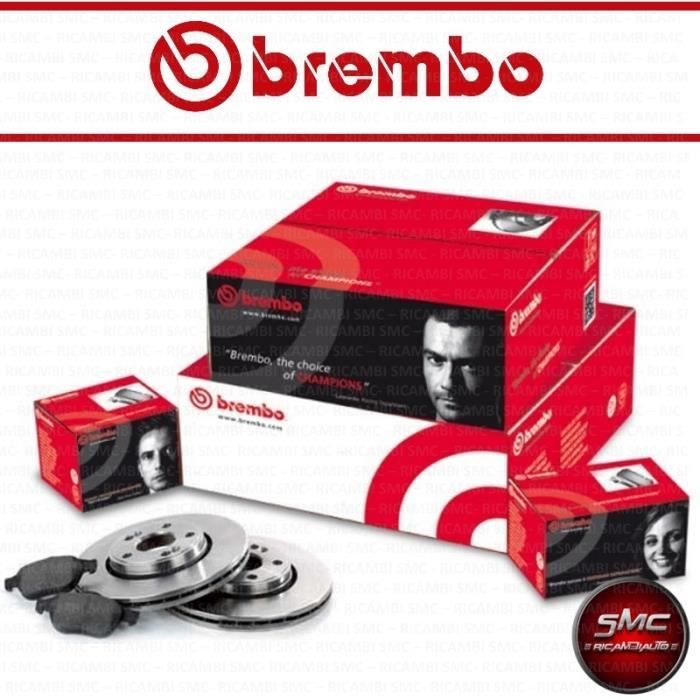 KIT DISQUES + PLAQUETTES DE FREIN BREMBO AVANT OPEL ASTRA H SW 1.7 CDTI 59 KW