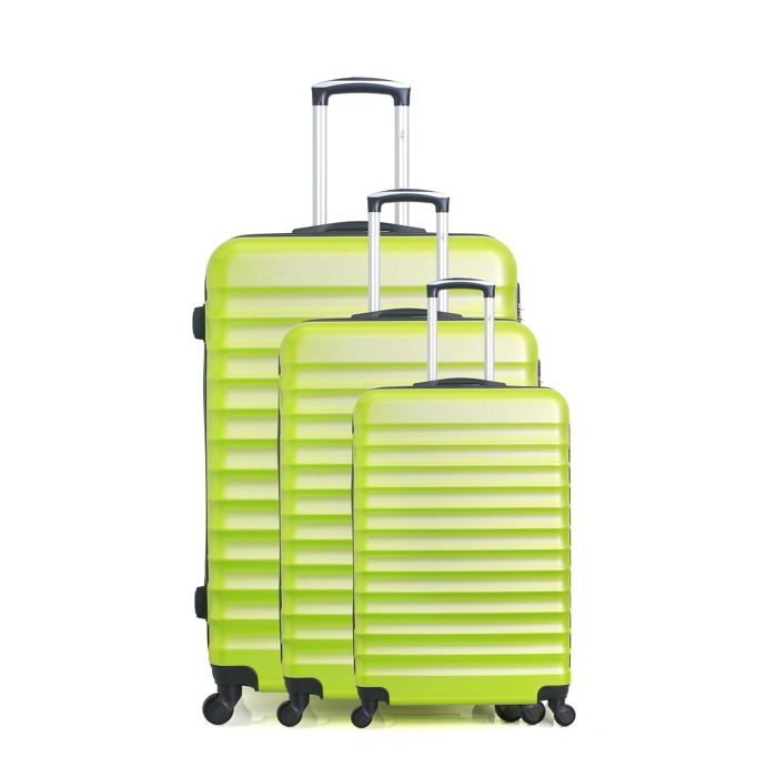 HERO – SET DE 3 - ABS – 75cm – 4 roues – JAKARTA – VERT