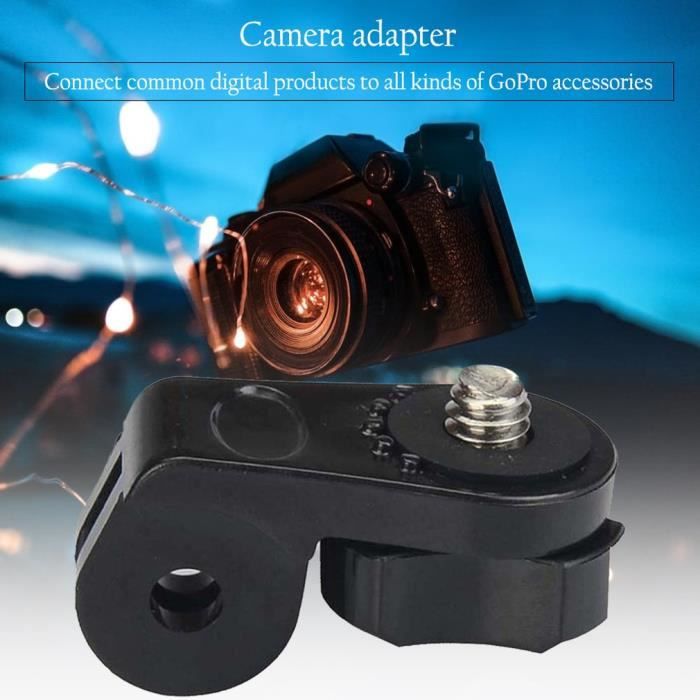 Adaptateur pour appareil photo Vis Trépied Adaptateur de Montage Caméra Sport pour Gopro Hero 2 3 3+ pour Sony Action Cam
