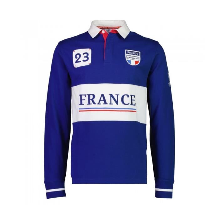 MAILLOT POLO RUGBY FRANCE COUPE DU MONDE DE RUGBY FRANCE 2023