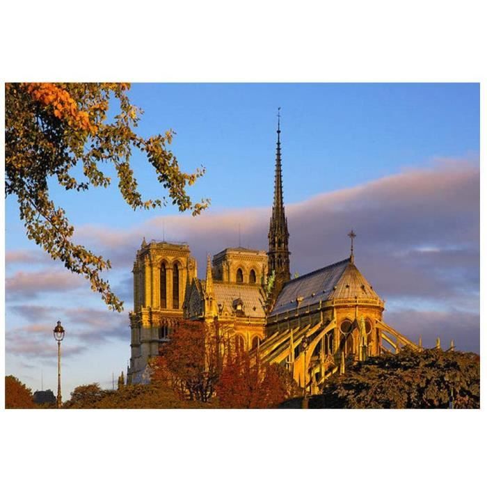 Peinture Diamant DIY Construction Notre Dame de Paris Broderie Diamant Notre Dame de Paris Diamant Notre Dame@Z2726