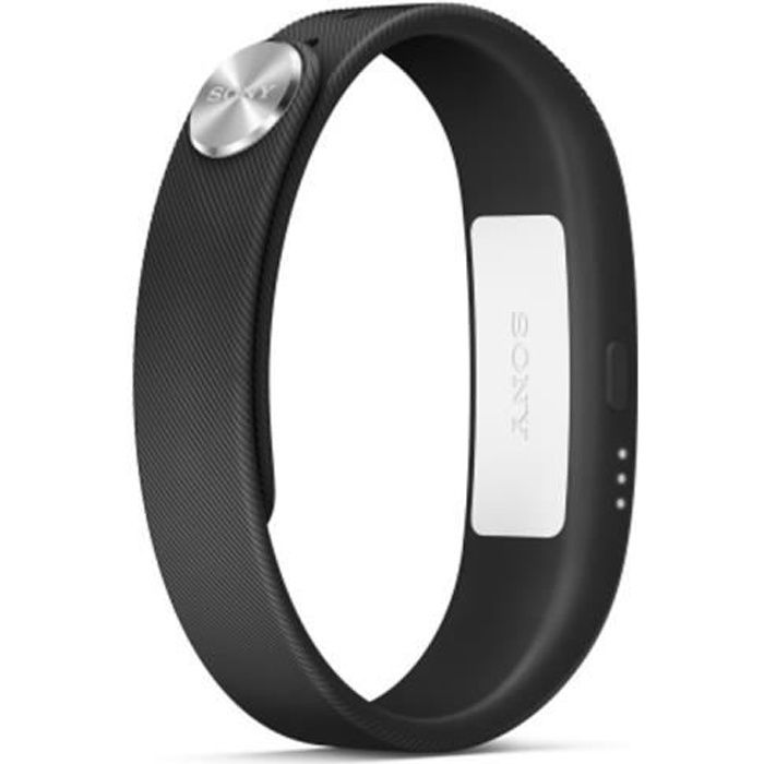 Sony SmartBand SWR10 Bracelet d'Activité avec Connexion Bluetooth NFC Noir