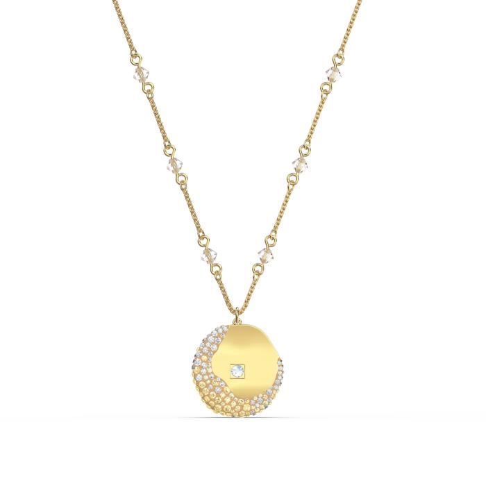 Collier femme - SWAROVSKI - Pendentif Swarovski The Elements Beaded - Couleur de la matière:Jaune