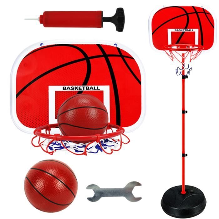 1 set de support de basket-ball pour enfants en métal Shot Sports intérieurs en plein air Cadre de levage pour 2 joueurs de - 1,7