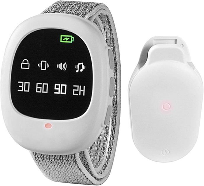 Alarme D'énurésie Nocturne Rechargeable USB - Pour Garçons Et Filles - Avec Capteur, Musique Et Vibrations - 5
