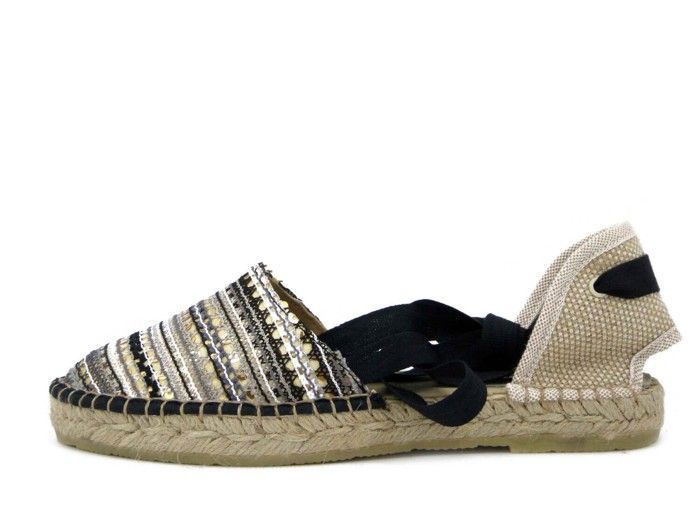 RAQUEL PEREZ Espadrilles pour Femme – RAQUEL PEREZ – Textile Beige – Plat