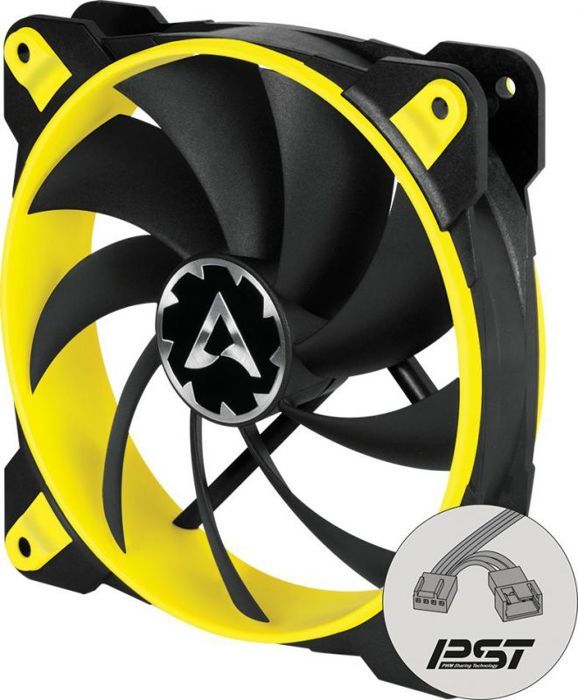 Ventilateur - ARCTIC - BioniX P120 - 120 mm - 12 V - Noir et Jaune