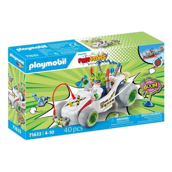 Playmobil Funstars Catcheur et Kart 71632 - vue 5