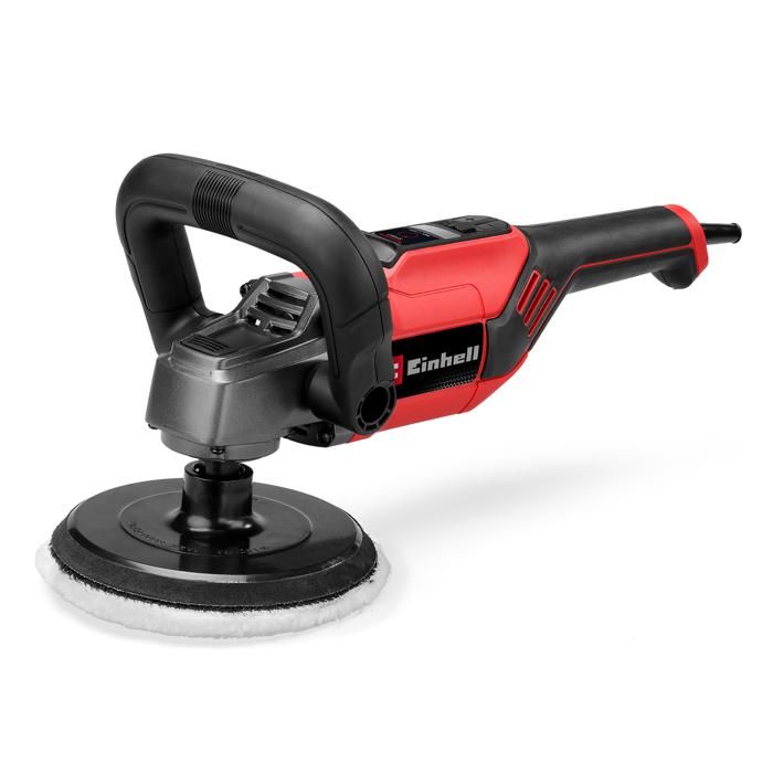 Einhell Polisseuse ponceuse CC PO 1100150 CE Ø 150 mm plateau de polissage vitesse de rotation électronique 500 3.500 min 1 électronique constante accessoires inclus - vue 2