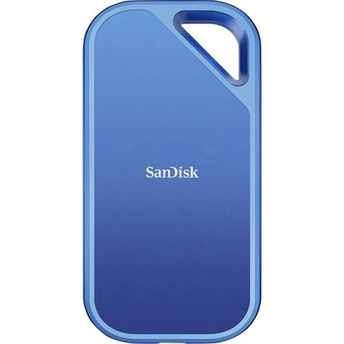 SanDisk Creator Pro Portable 2 TB Disque dur externe SSD USB-C® USB 3.2 (Gen 2x2) bleu SDSSDE81C-2T00-G25