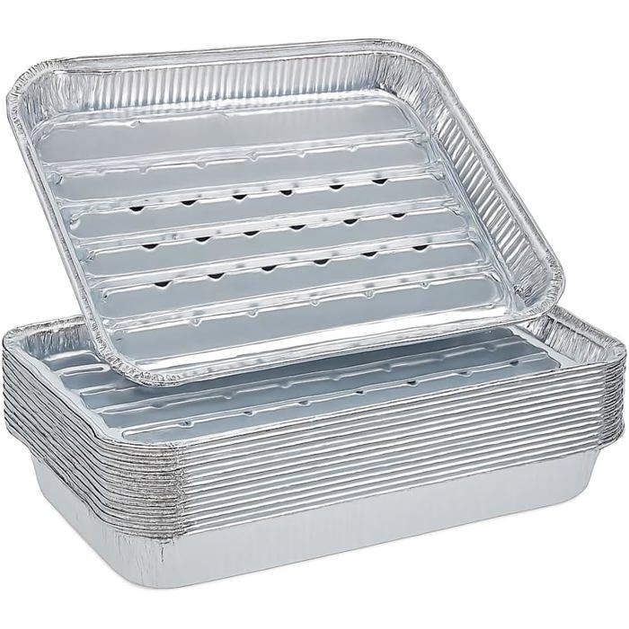 Ultra Cuisine Lot de 2 grilles de refroidissement et de cuisson 100 % acier inoxydable - Passe au four et au lave-vaisselle - 29,2 x 41,9 cm Ultra Cuisine Lot de 2 grilles de refroidissement et de cuisson 100 % acier inoxydable - Passe au four et au lave-vaisselle - 29,2 x 41,9 cm