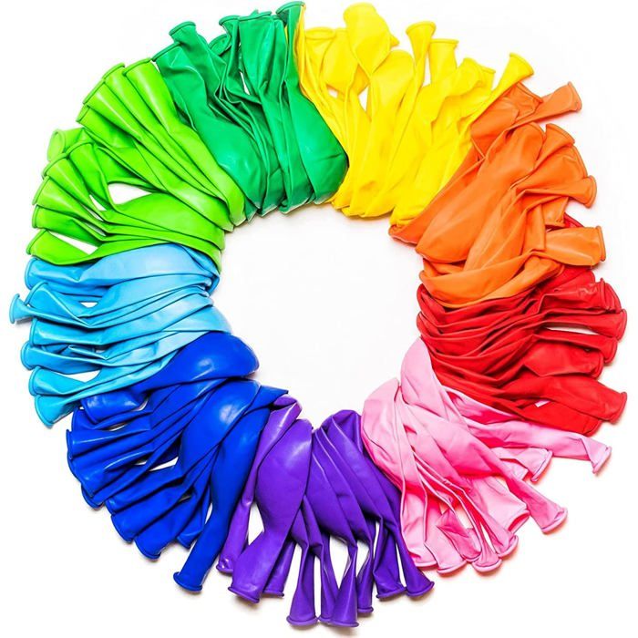 Ballons géants gonflables multicolores 60 cm pour baptême, mariage Ballons géants gonflables multicolores 60 cm pour baptême, mariage