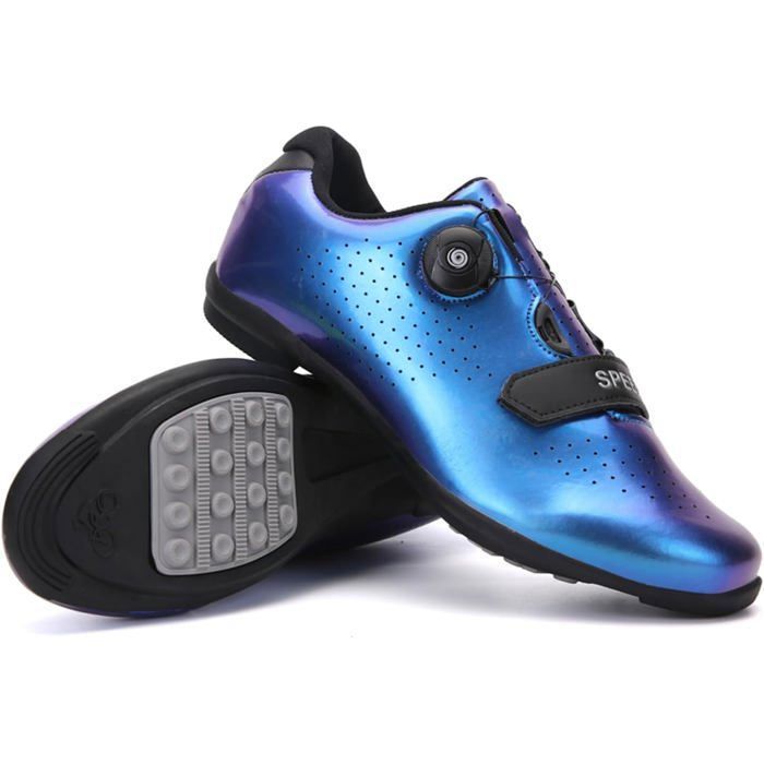 Chaussures De Cyclisme Chaussures De Vélo De Route Et De Montagne à Semelle en Caoutchouc Chaussures De Vélo sans Verrouillage Chaussures De Cyclisme Chaussures De Vélo De Route Et De Montagne à Semelle en Caoutchouc Chaussures De Vélo sans Verrouillage