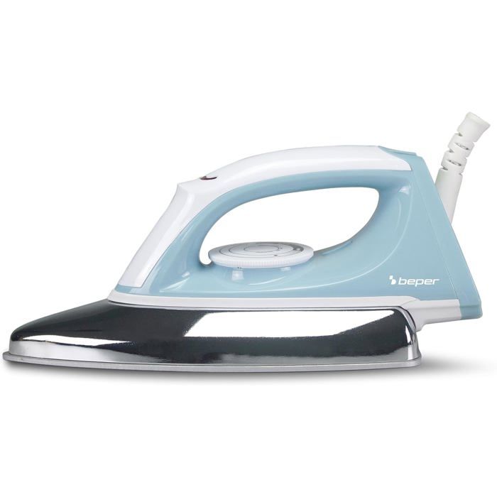 Fer à repasser à sec - TRAHOO - P204FER250 - Semelle antiadhésive - Câble pivotant - 1300W - Téflon - 11x24x10 cm - Trahoo