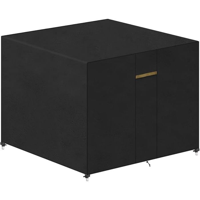 Bache Table de Jardin Carree Exterieure Mobilier Housse de Protection Salon Imperméable pour Patio Table Carrée 80x80x80cm