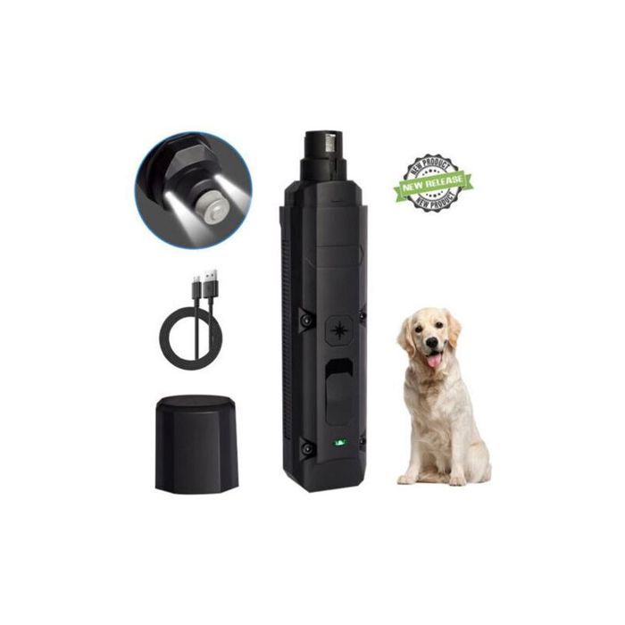 Ponceuse à Griffes pour Chiens à 2 Vitesses Super silencieuse Rechargeable électrique pour Chiens de Grande Moyenne et Petite