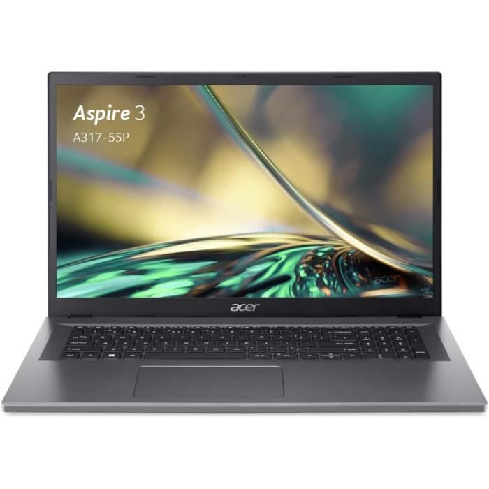 Acer Aspire 3 A317 55P C8DB Ordinateur Portable 17.3" Full HD IPS PC Portable Intel Processeur Celeron N100 Ram 4 Go SSD Intel UHD Graphics Windows 11 Famille Clavier AZERTY - vue 7