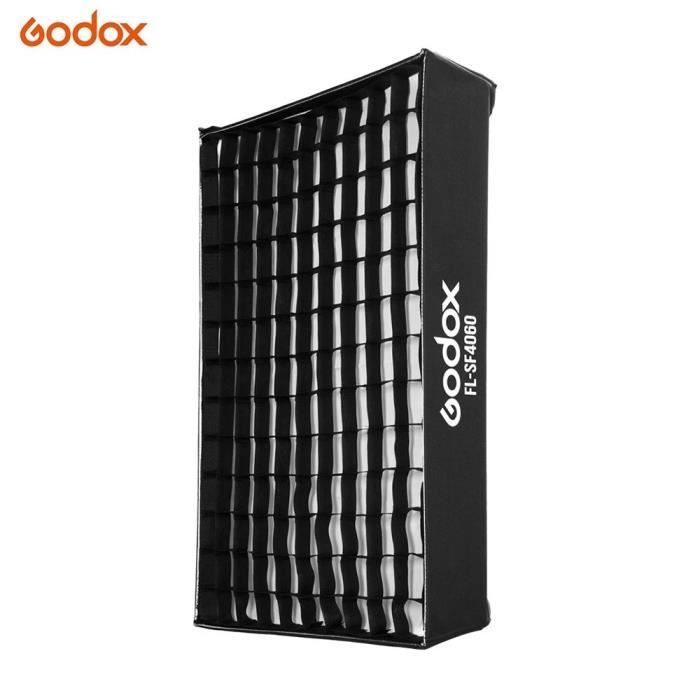 Softbox Godox 35x160cm Rectangulaire - Avec Grille Nid D'abeille - Pour Flash