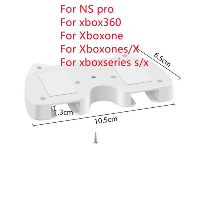 Support Mural Xbox Series X En Alliage Aluminium - Avec 2 Supports Manette, étagère Ventilée, Montage Facile (noir) - 11