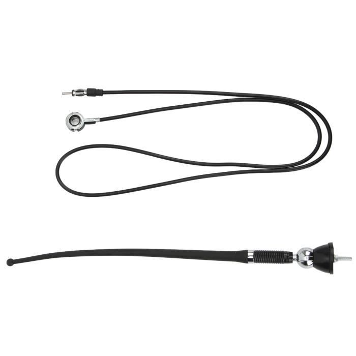 Pickpiff Antenne Voiture 23 Cm Avec Amplificateur, Antenne Radio Voiture Universelle Toit Court