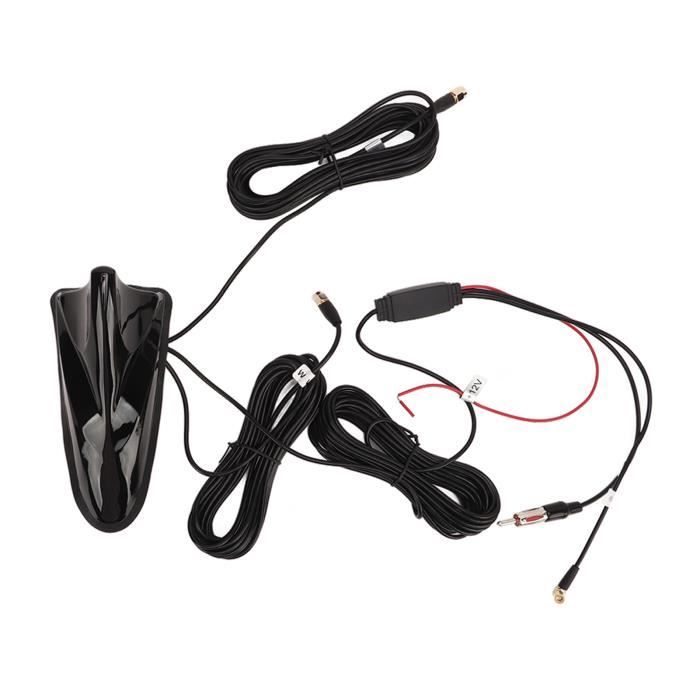Antenne Aileron De Requin Pour BMW Série 1 (E81/E87) 2004-2012 - Noire, Autocollante, Style Tuning