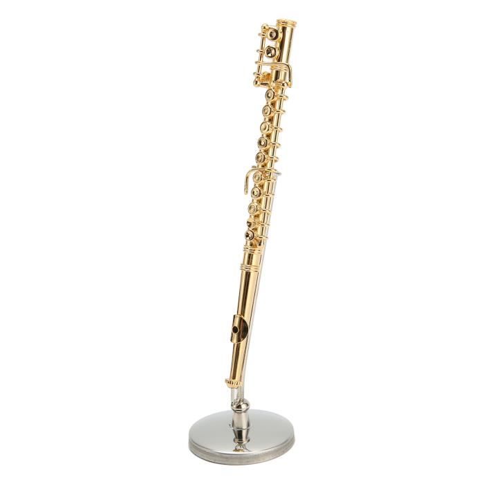 Miniature Réplique Clarinette 8cm Avec Support - Décoration Bureau, Collection, Idée Cadeau Musicien - 2