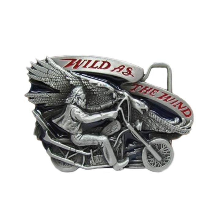 Boucle De Ceinture Motard 3D étoile Harley Davidson - Argentée, Pour Ceinture 40mm, Neuf Avec étiquette