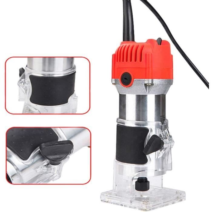 Défonceuse Sans Fil Aoikoy 18V – 30000 Tr/min – Affleureuse à Bois – Compatible Batterie