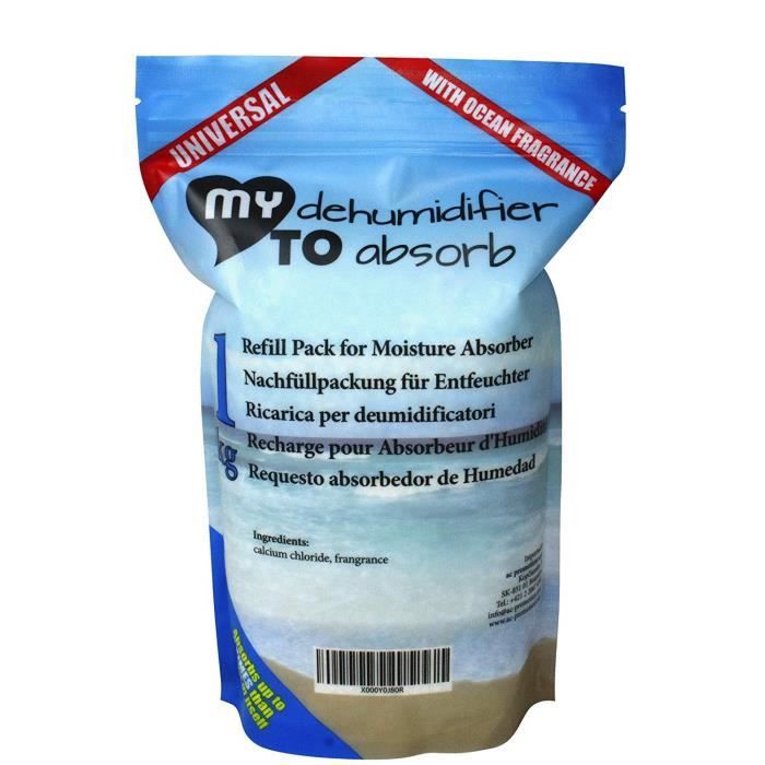 Recharge de granul/és pour absorbeur dhumidit/é 5 sachets de 1,2 kg