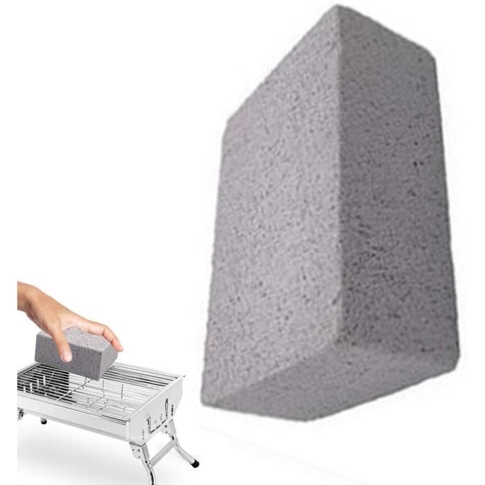 Pierre de brique de nettoyage de plaque de gril de barbecue, bloc de gril  de pierre ponce