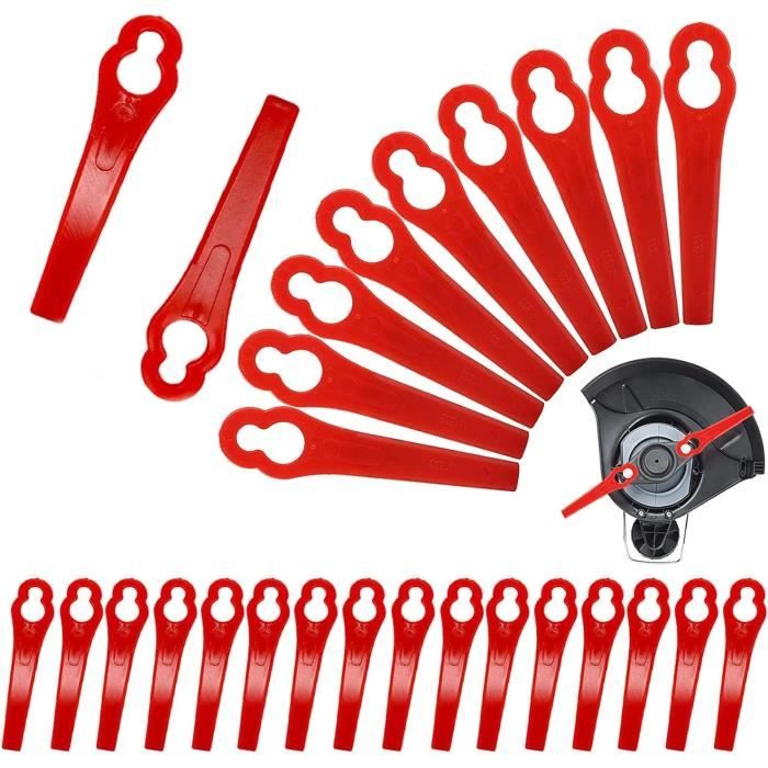 Waldspring Lame Coupe Bordure 10 Pcs, Lame Metal Coupe Bordure, Lame Tondeuse à Gazon - Foto 3