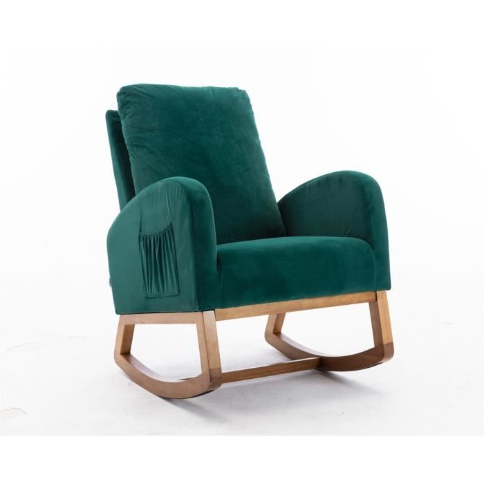 design moderne living room comfortable rocking chair,fauteuil à bascule rembourré avec dossier haut