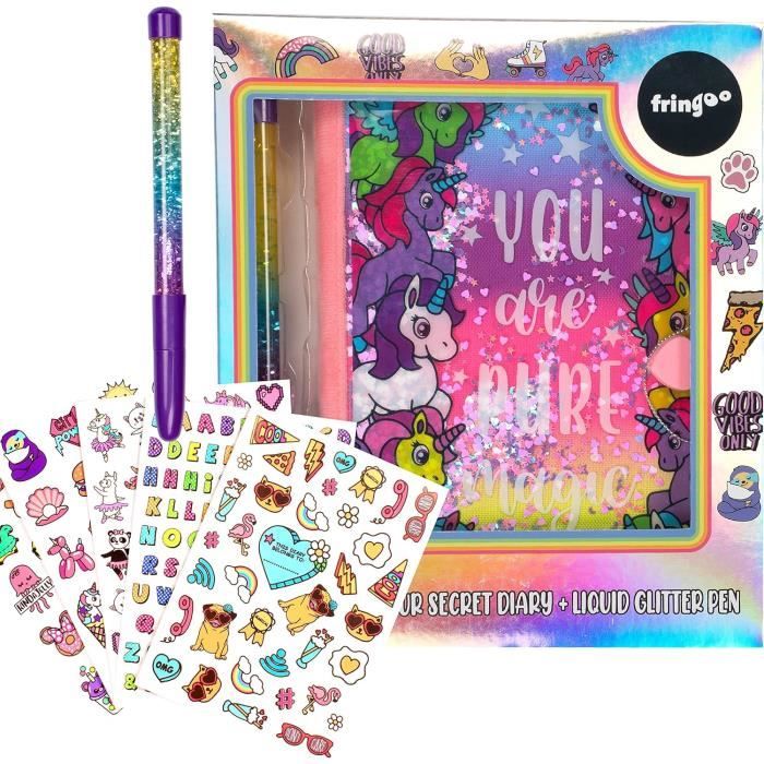 Journal Secret Miraculous Ladybug - Avec Cadenas Et Accessoires - Dès 4 Ans - Fabriqué En Italie
