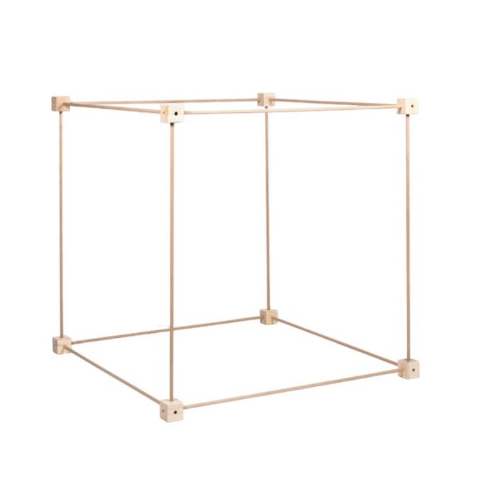 Jeu de construction - TRIGONOS - Mètre cube Trigonos - Bois - 100x100x100 cm - 20 pièces