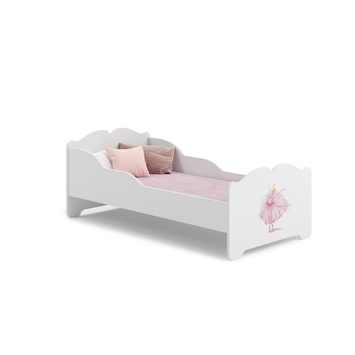 Lit enfant - 1001JOUETS - ANNI - 70x140 cm - Rouge - Matelas inclus