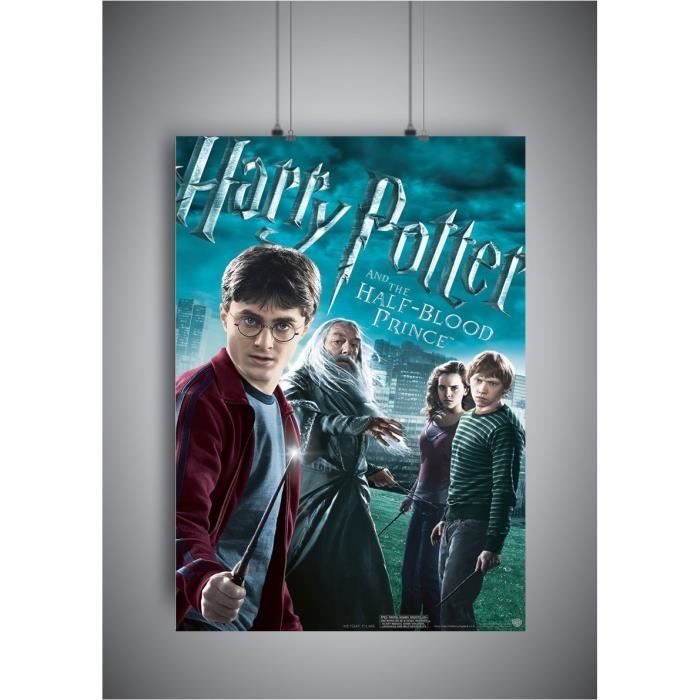 Poster Harry Potter 6 Harry Potter and the Half-Blood Prince affiche cinéma  wall art - A4 (21x29,7cm) - Cdiscount