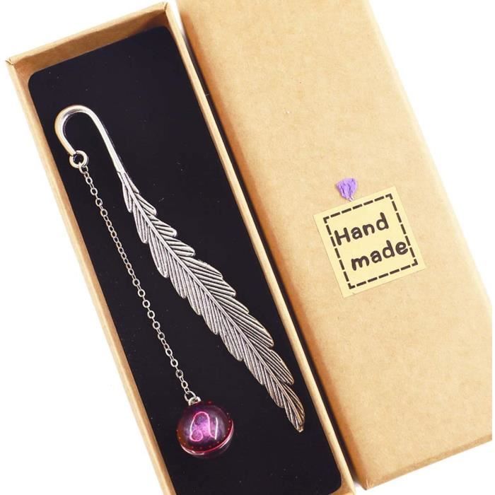 Métal Marque-page Plume En Constellation D'anniversaire, Pendentif