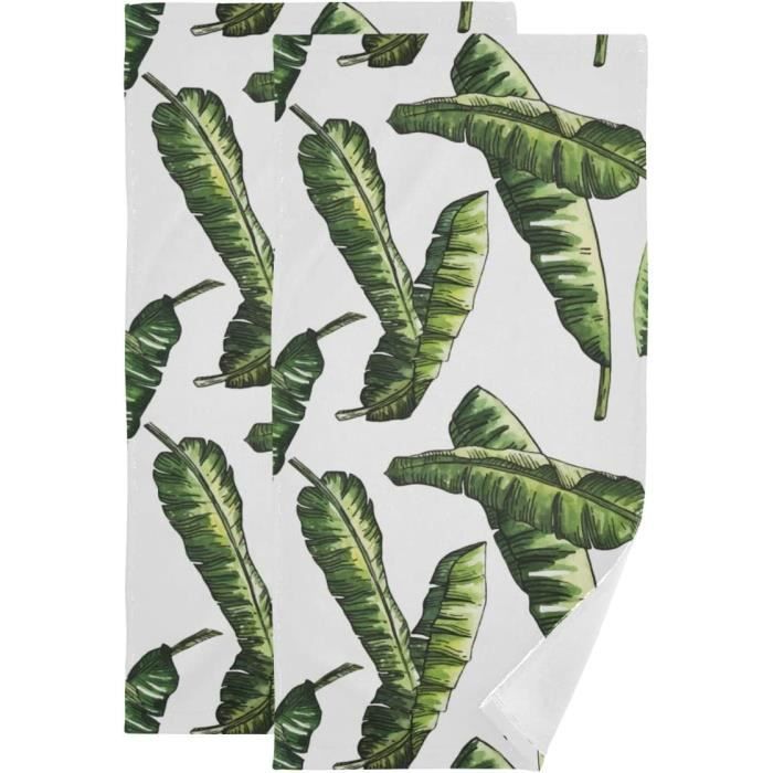 Lot De 2 Serviettes Invité 30x30 Cm Coton Peigné ALBA Blanc