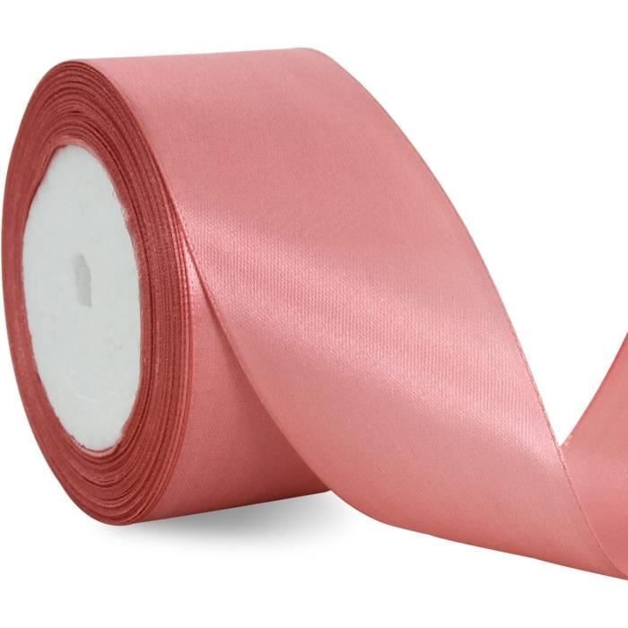 9 Rouleaux Ruban Mousseline 2,5cm X 2m - Rubans Tissu à Pompon Pour Emballage Cadeau Et Décoration Mariage