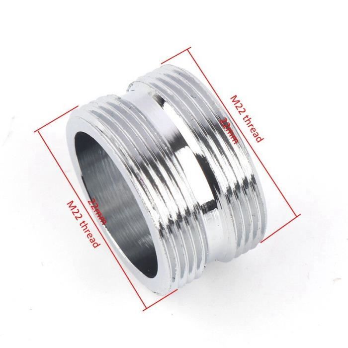 WEJUANR Robinet Kit Adaptateur M22-F24 Fil Connecteur En Acier Inoxydable