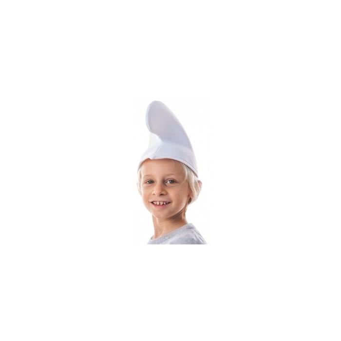 Bonnet Lutin Nain Blanc Enfant Taille Unique Chapeau Pointu Fete Et Deguisement Cdiscount Jeux Jouets