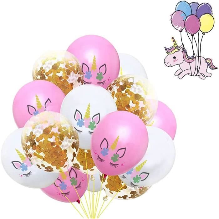 DECORATION ANNIVERSAIRE BALLONS Gris Blanc D'or Ballons Décorations de